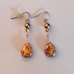 Handmade gemstone earrings